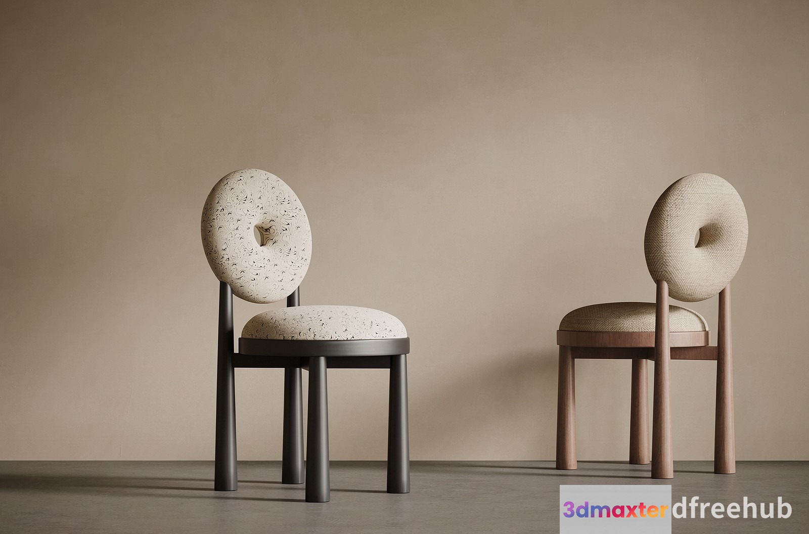 Wooden Chairs 3D Model - 22635 - VRAY Render