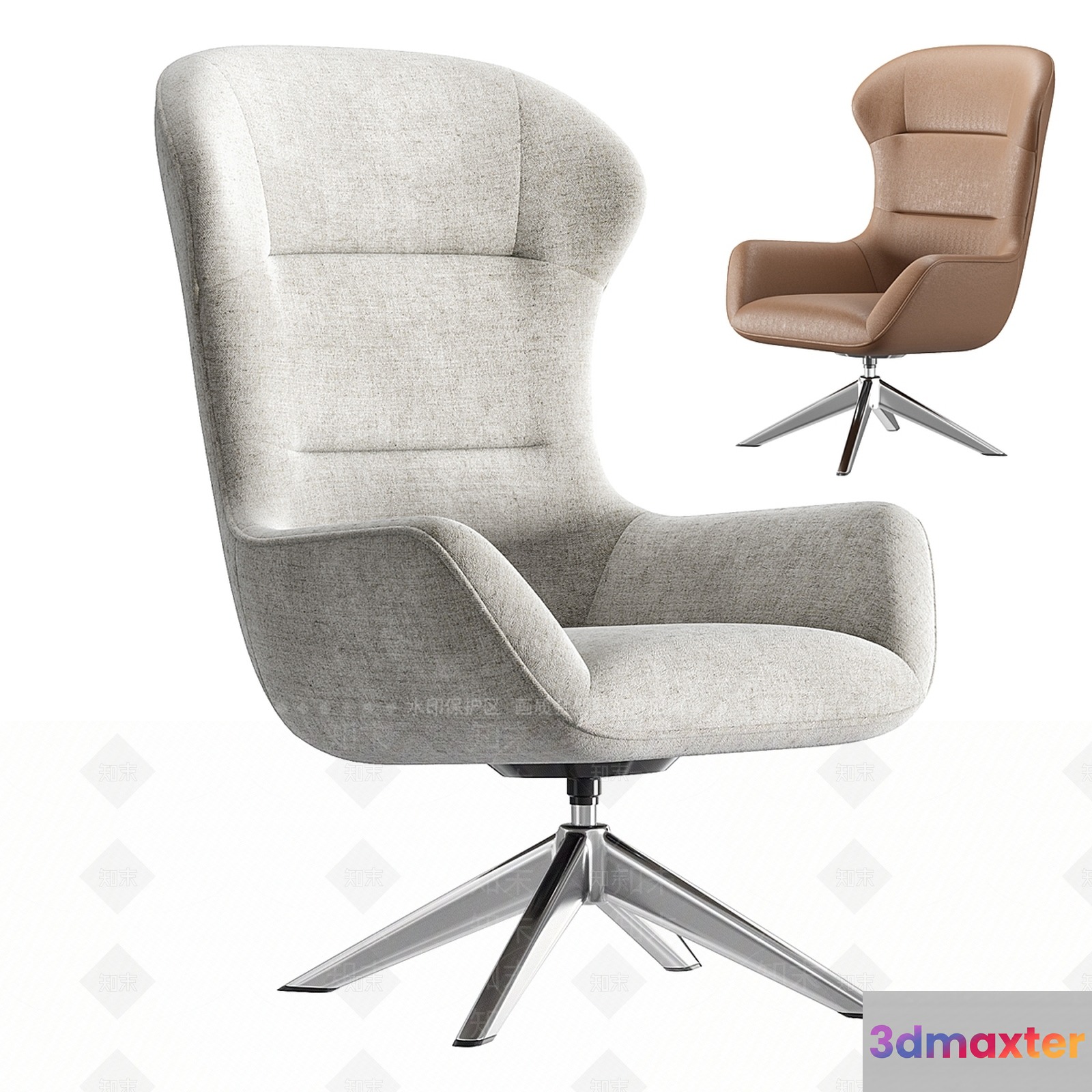 Modern Office Chair 3D Model - 17726 - VRAY Render