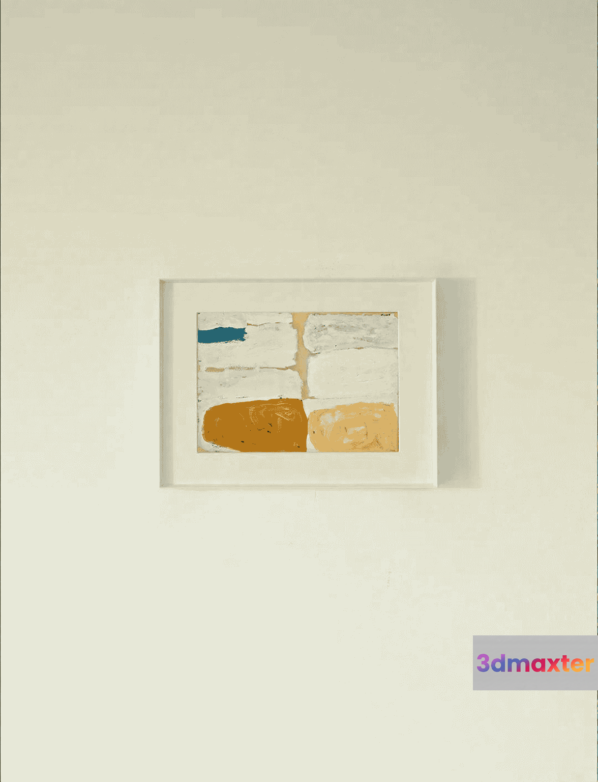 Modern Abstract Painting 3D Model - 18049 - VRAY Render