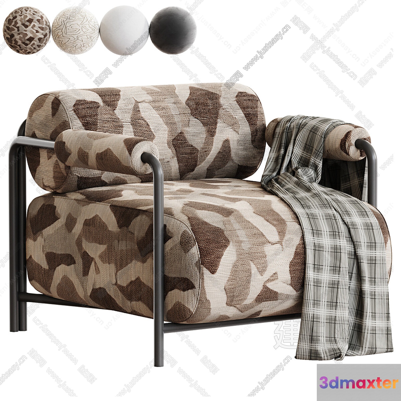 Modern Living Room 3D Model - 18342 - CORONA Render