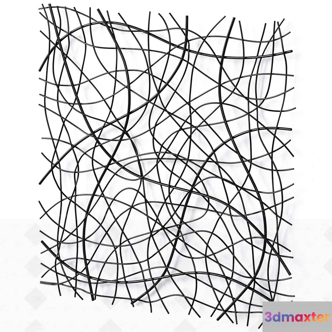 Abstract Artwork 3D Model - 3199 - VRAY Render