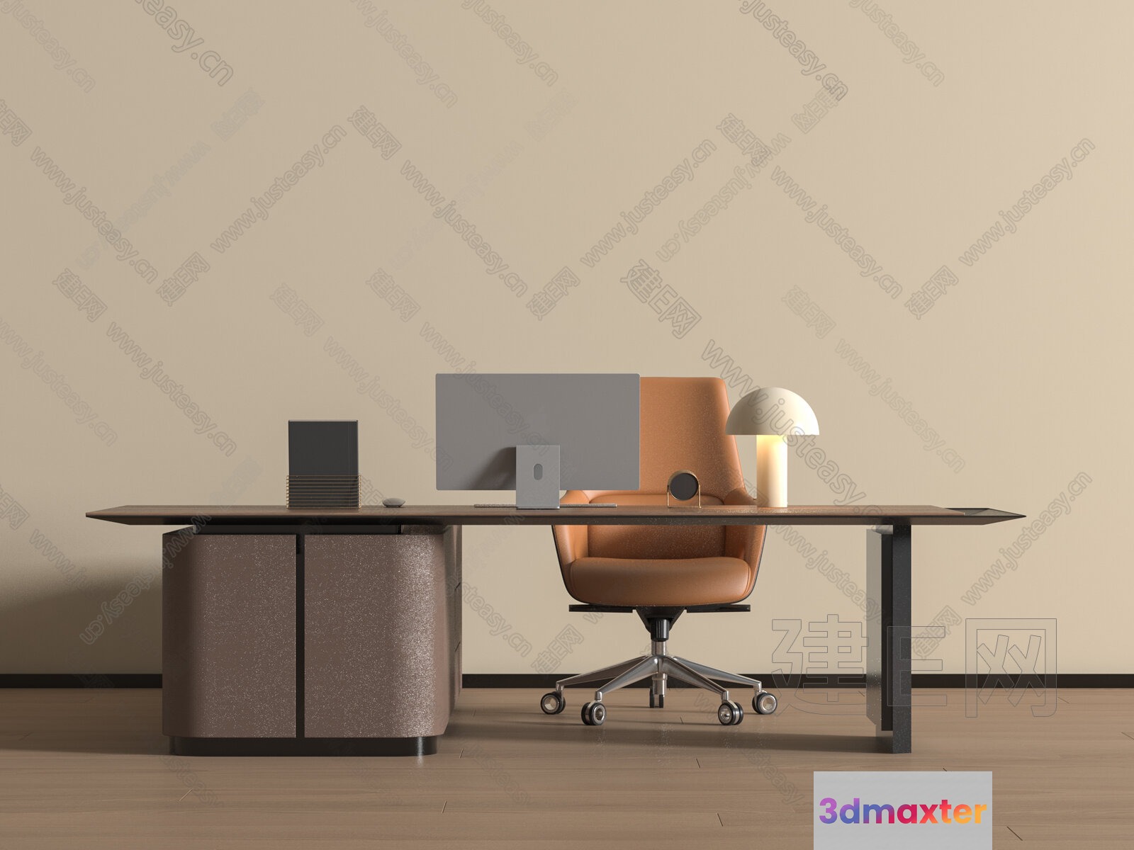 Modern Office Setup 3D Model - 15435 - VRAY Render