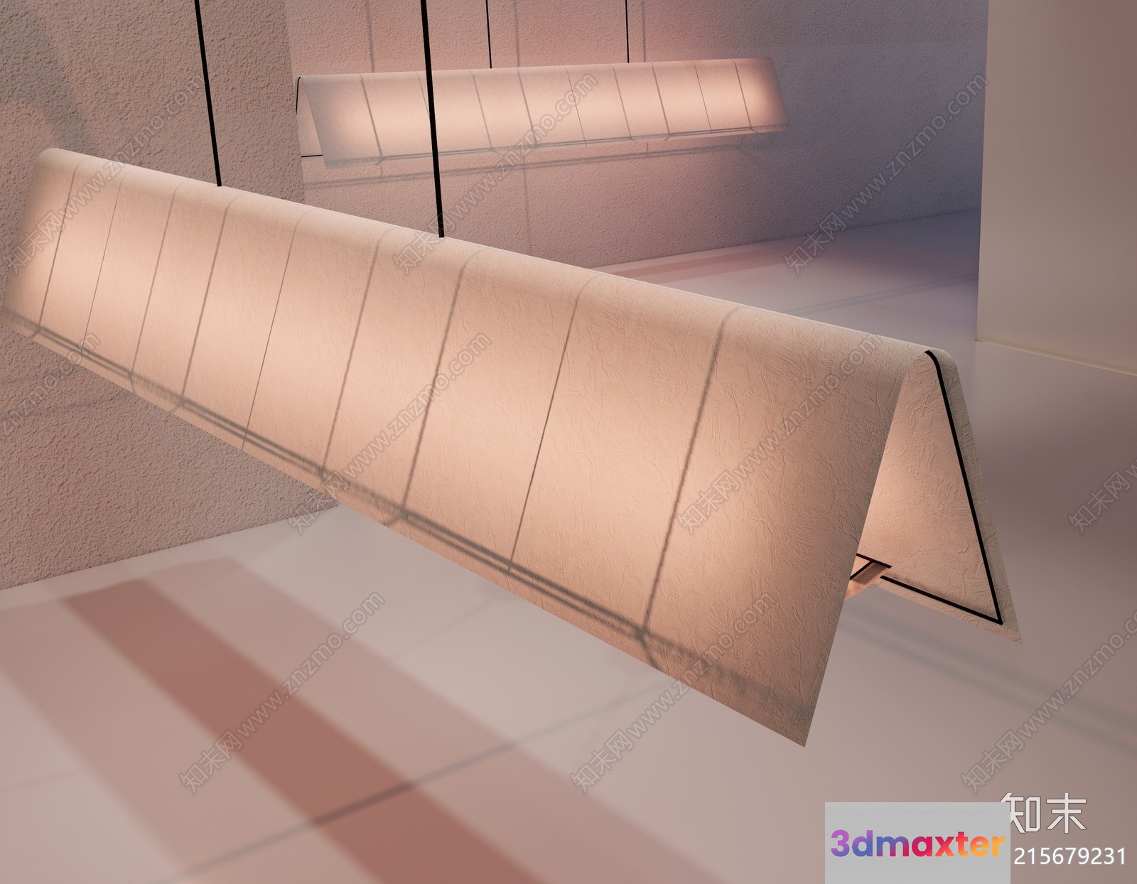 Modern White Room 3D Model - 15260 - VRAY Render