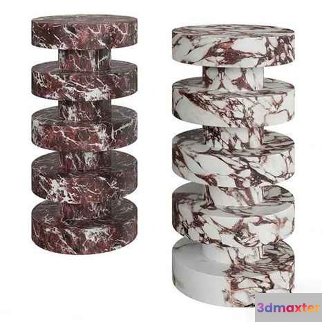 Marble Table 3D Model - 7383 - CORONA Render