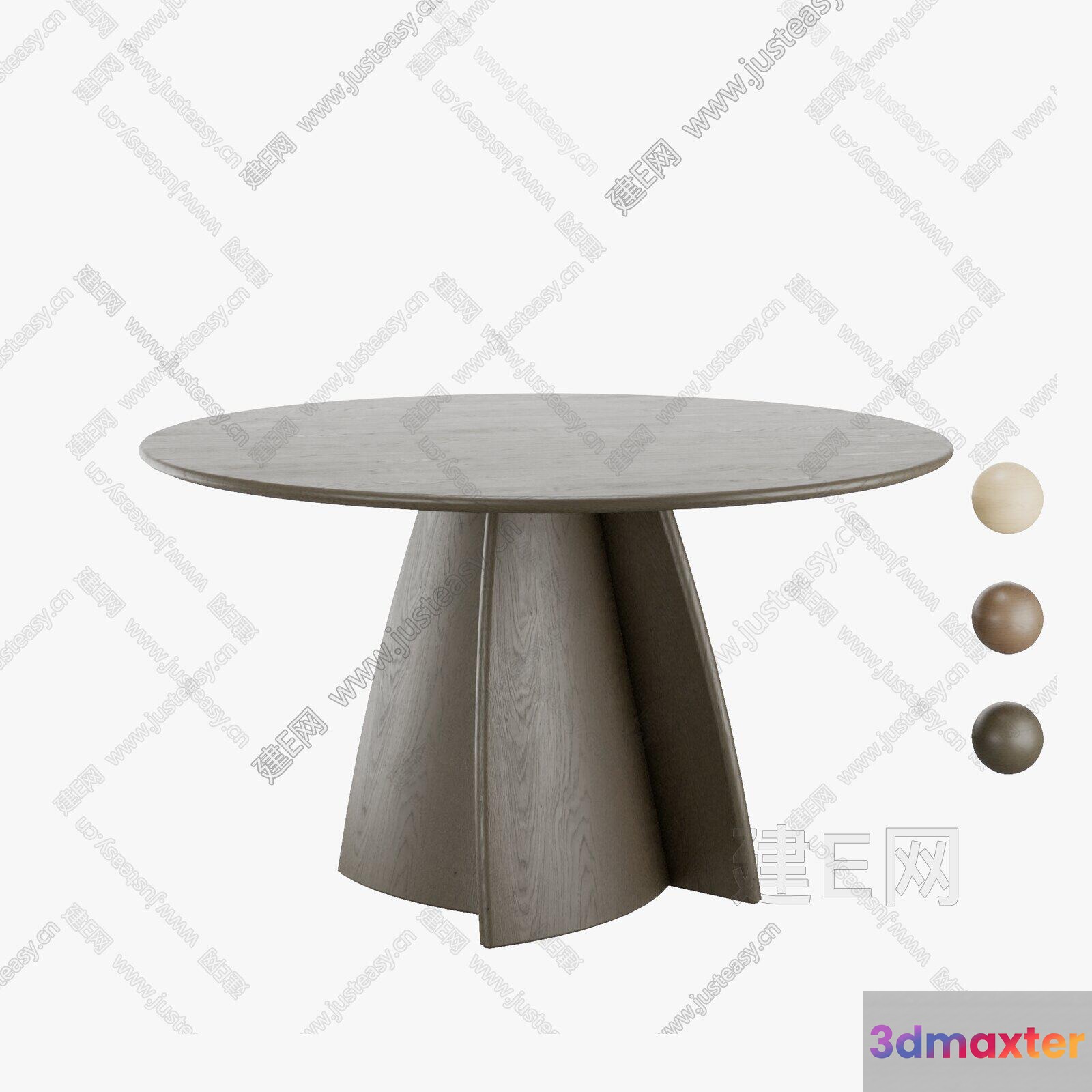 Round Table 3D Model - 2152 - VRAY Render