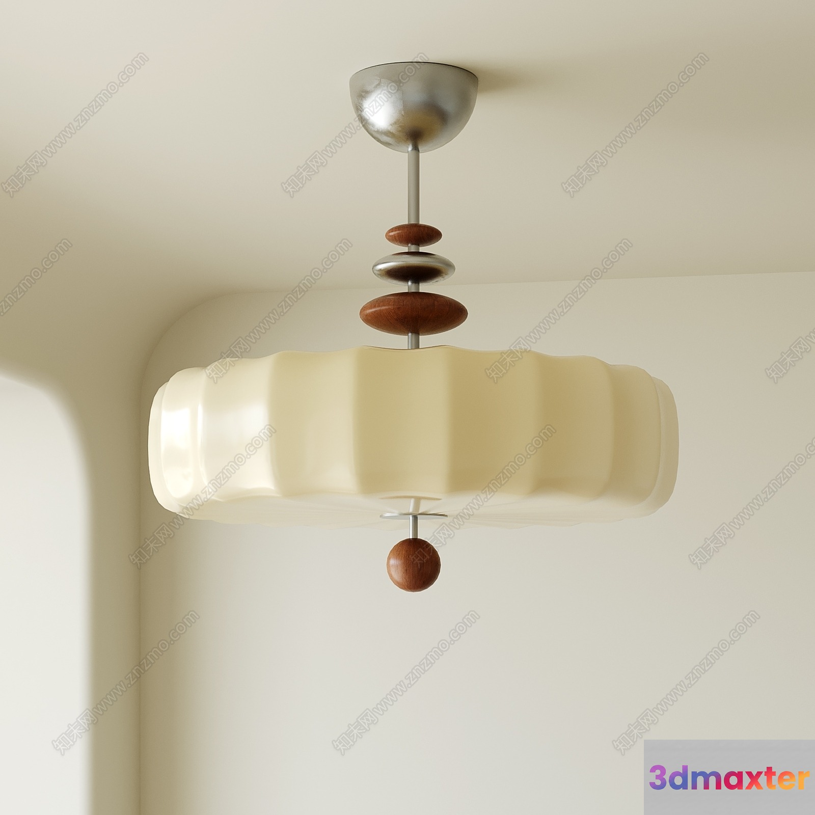 Gold Light Fixture 3D Model - 14179 - VRAY Render