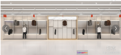 Modern Retail Space 3D Model - 10328 - VRAY Render