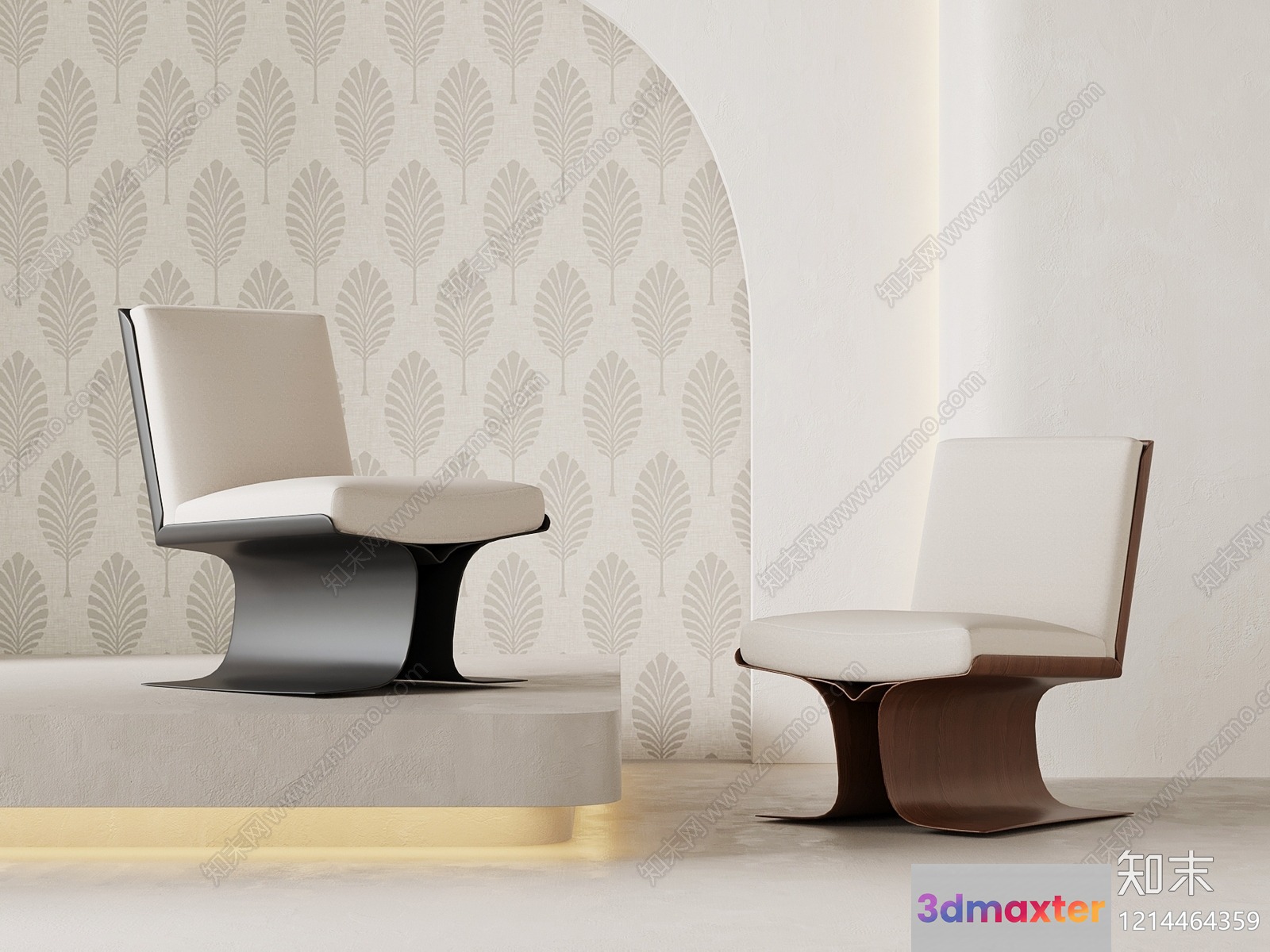 Modern Minimalist Furniture 3D Model - 17766 - VRAY Render