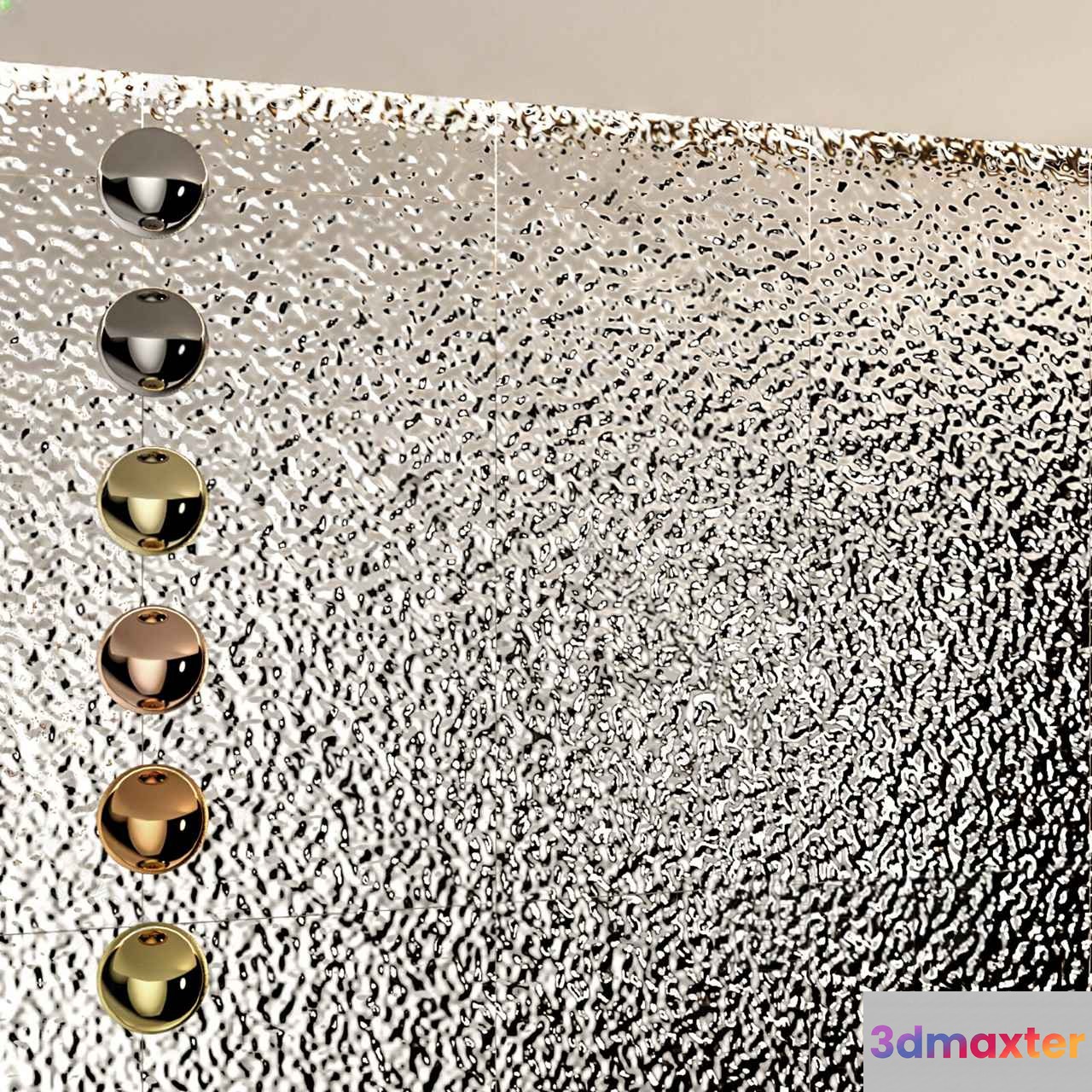 The Single Main Subject Is A Ceiling With A Textured Pattern 3D Model - 3036 - CORONA Render