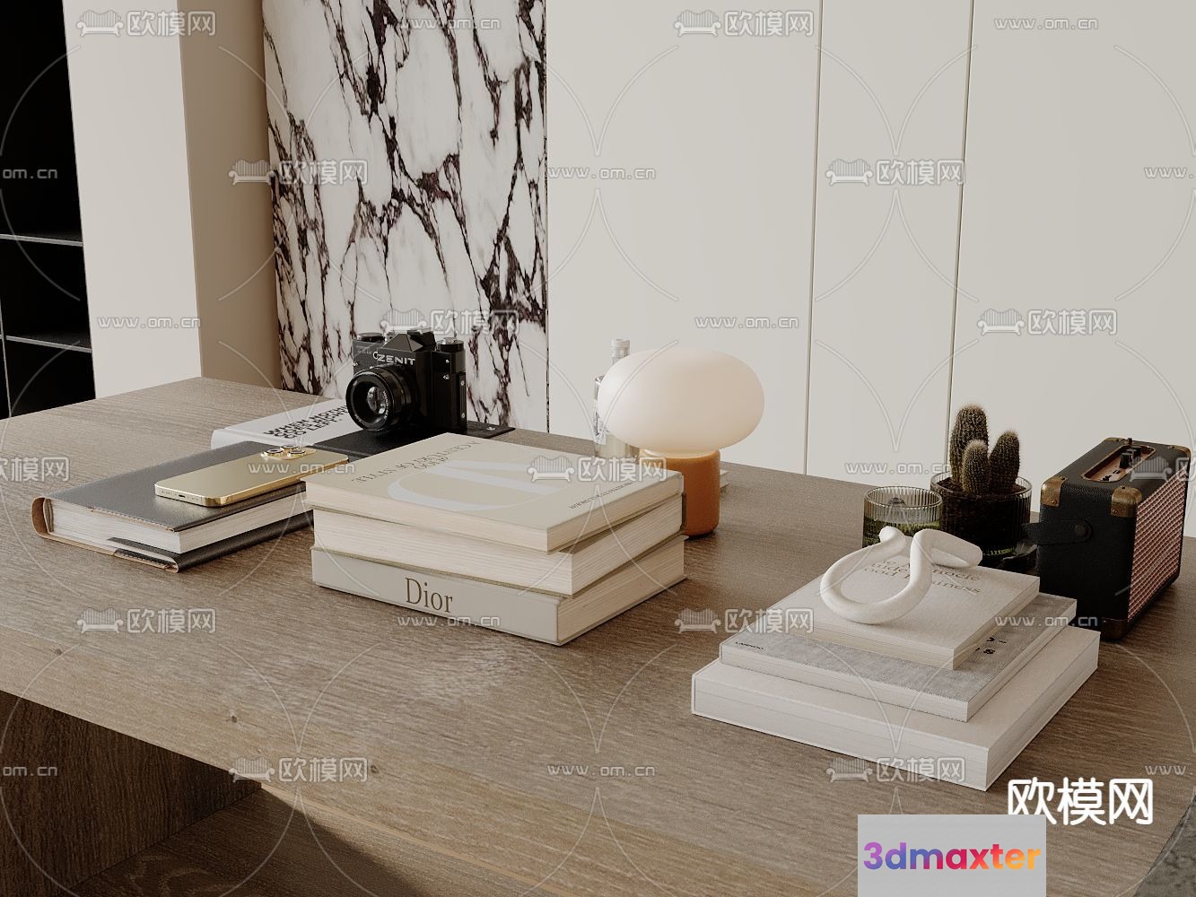 Cozy Home Office 3D Model - 6845 - VRAY Render