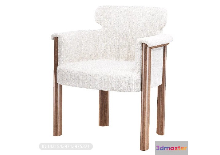 Wooden Chair 3D Model - 7298 - VRAY Render