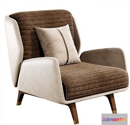 Modern Brown Chair 3D Model - 19272 - VRAY Render