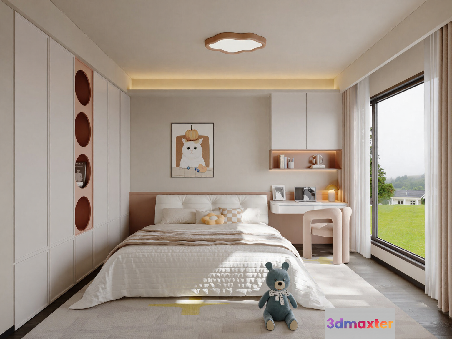 Cozy Children'S Bedroom 3D Model - 16873 - CORONA Render