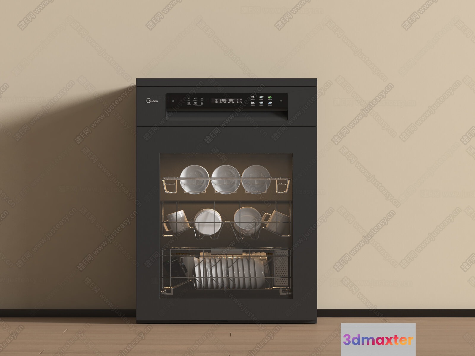 Modern Dishwasher 3D Model - 14905 - VRAY Render