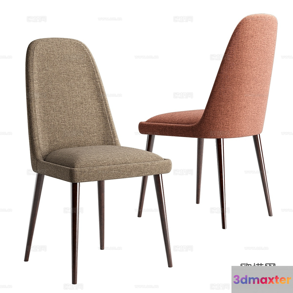 Modern Dining Chairs 3D Model - 10238 - VRAY Render