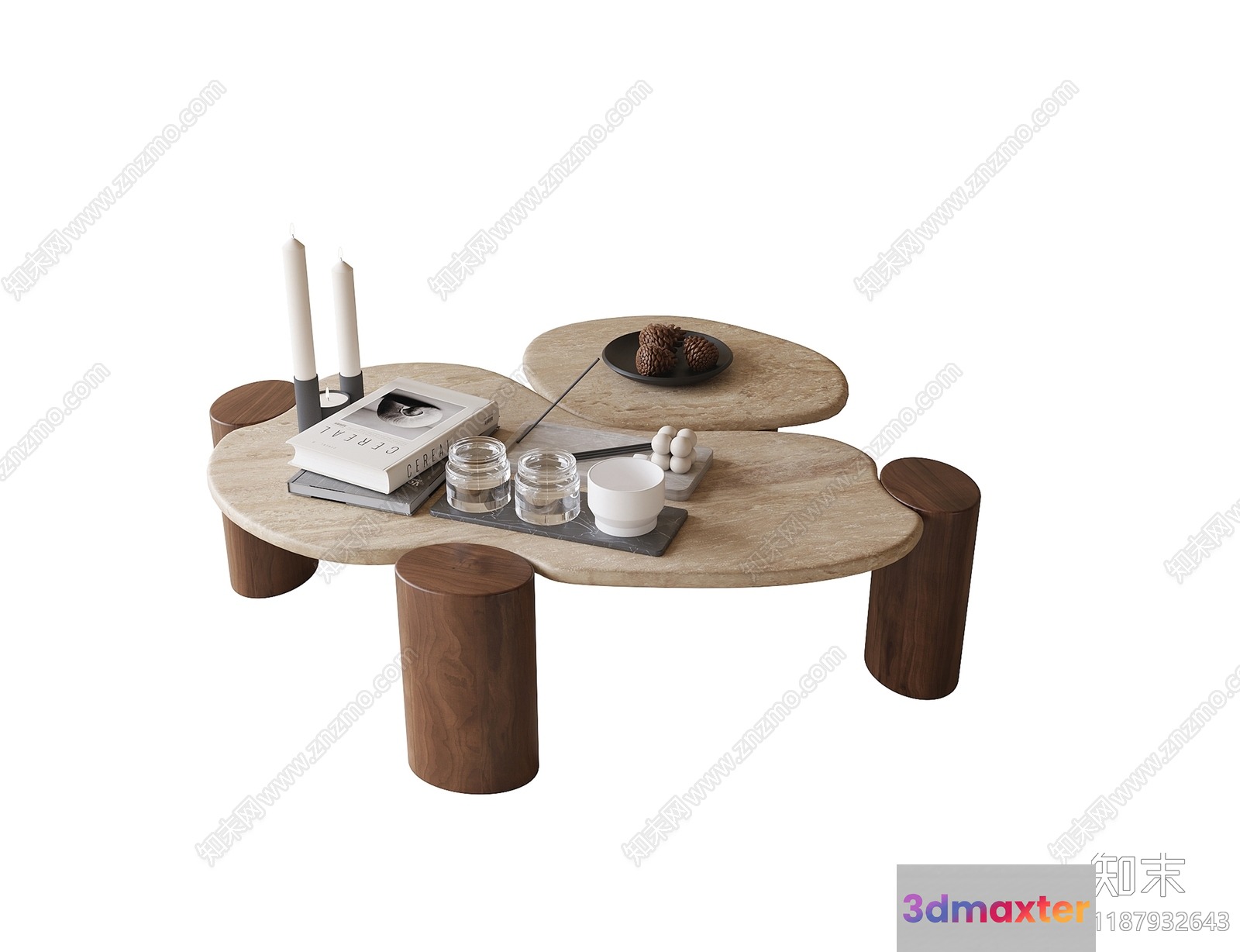 Modern Coffee Table 3D Model - 11884 - VRAY Render
