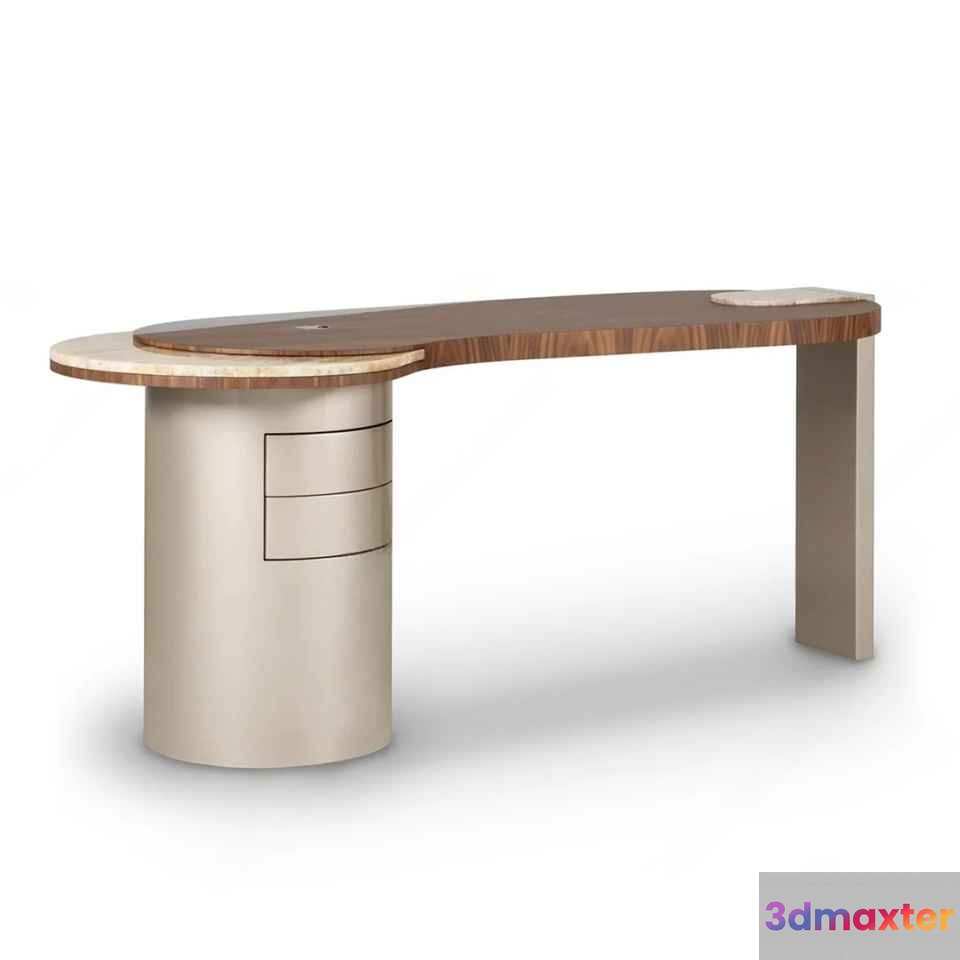 Modern Office Desk 3D Model - 14096 - VRAY Render