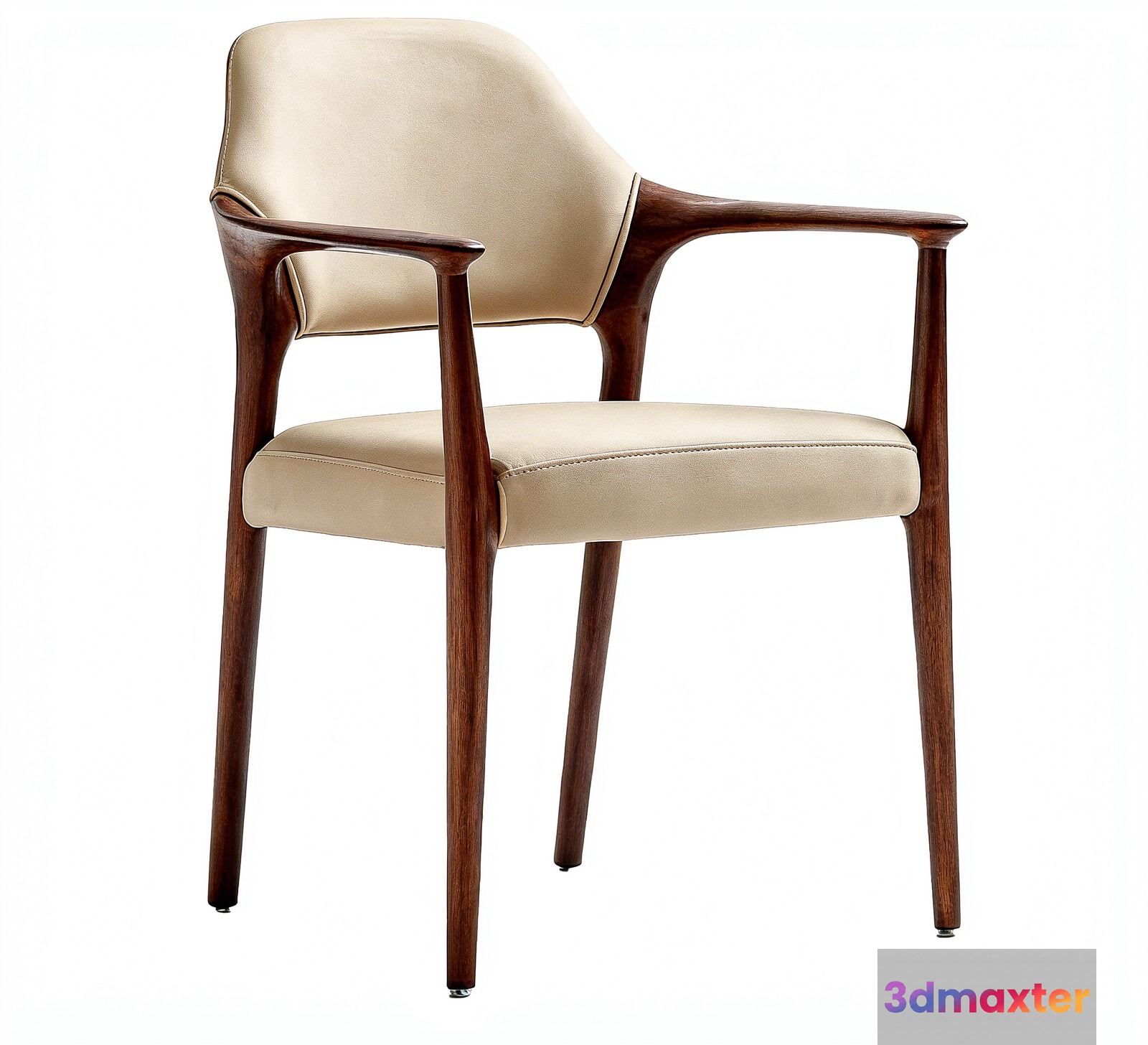 Wooden Armchair 3D Model - 20557 - VRAY Render