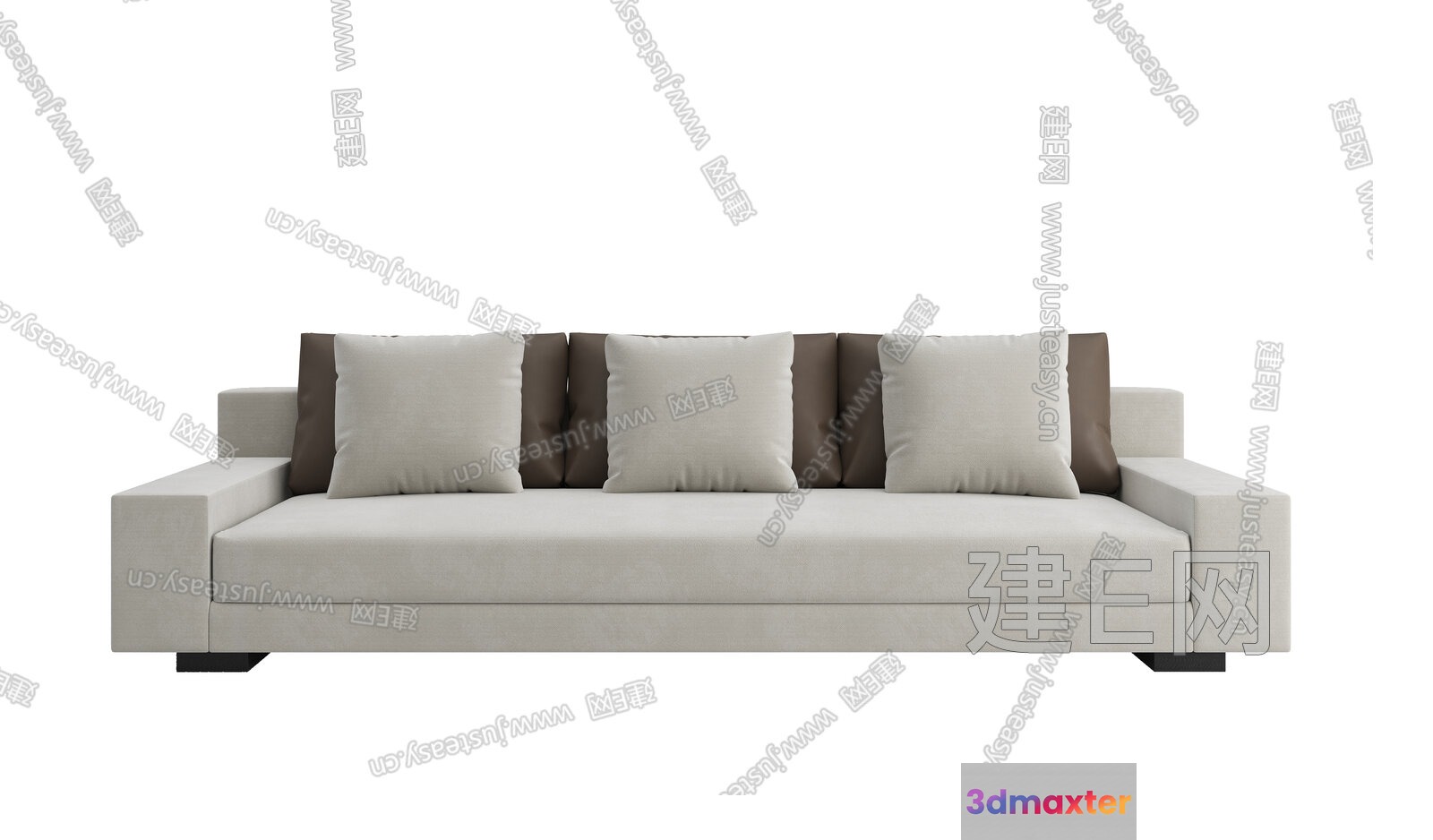 Modern Sofa 3D Model - 8946 - VRAY Render