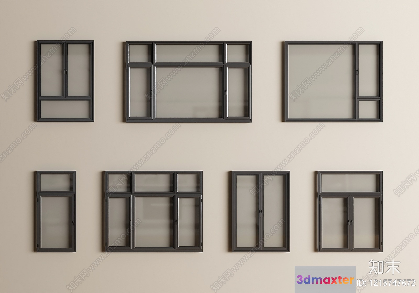 Windows 3D Model - 10651 - VRAY Render