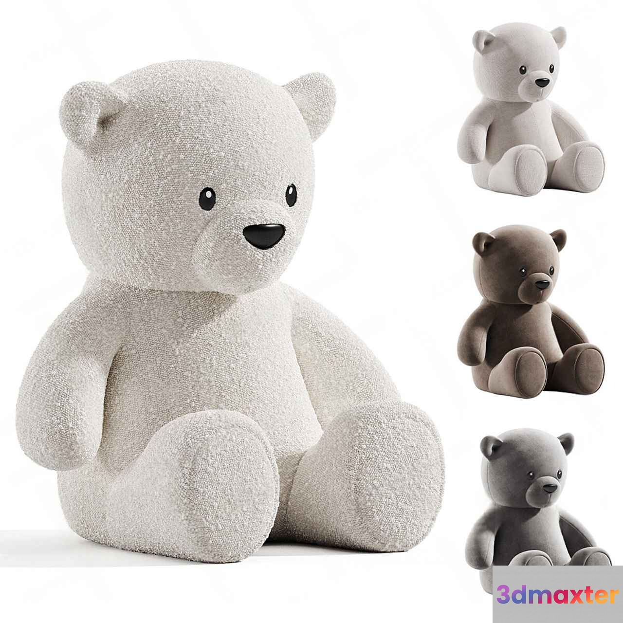 A Large Teddy Bear 3D Model - 7966 - CORONA Render