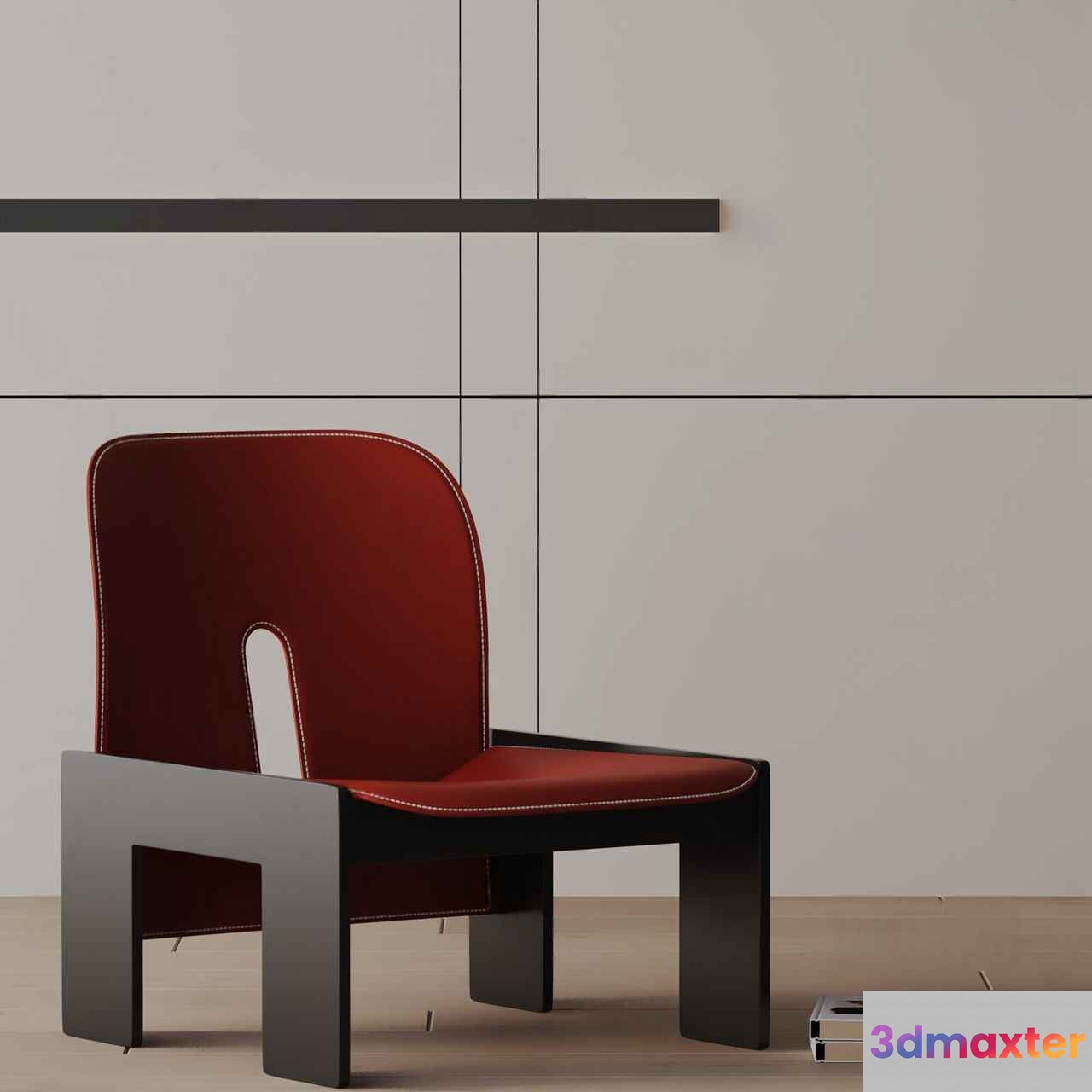 Modern Minimalist Chair 3D Model - 847 - VRAY Render