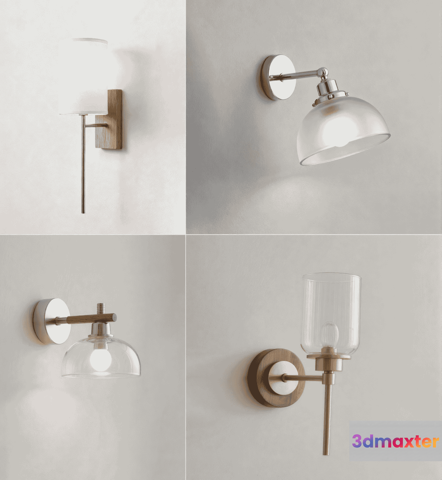 Modern Light Fixtures 3D Model - 9946 - CORONA Render