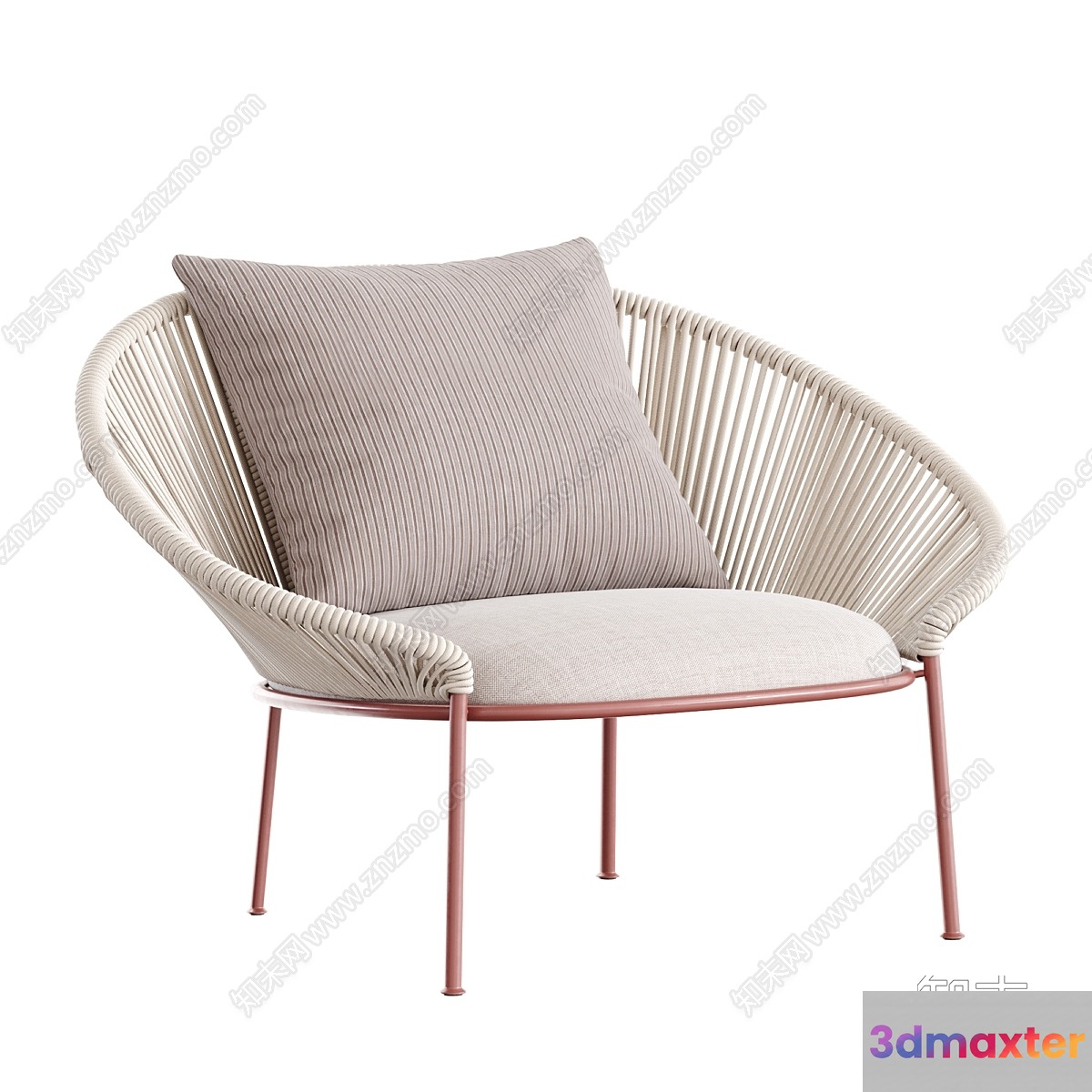 Modern Outdoor Chair 3D Model - 12107 - VRAY Render