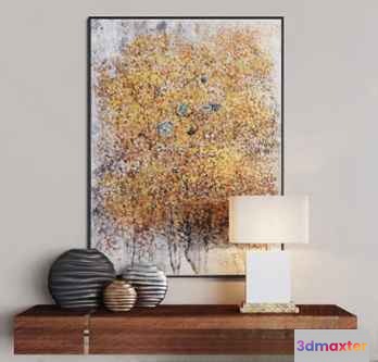 Modern Living Room 3D Model - 19032 - CORONA Render