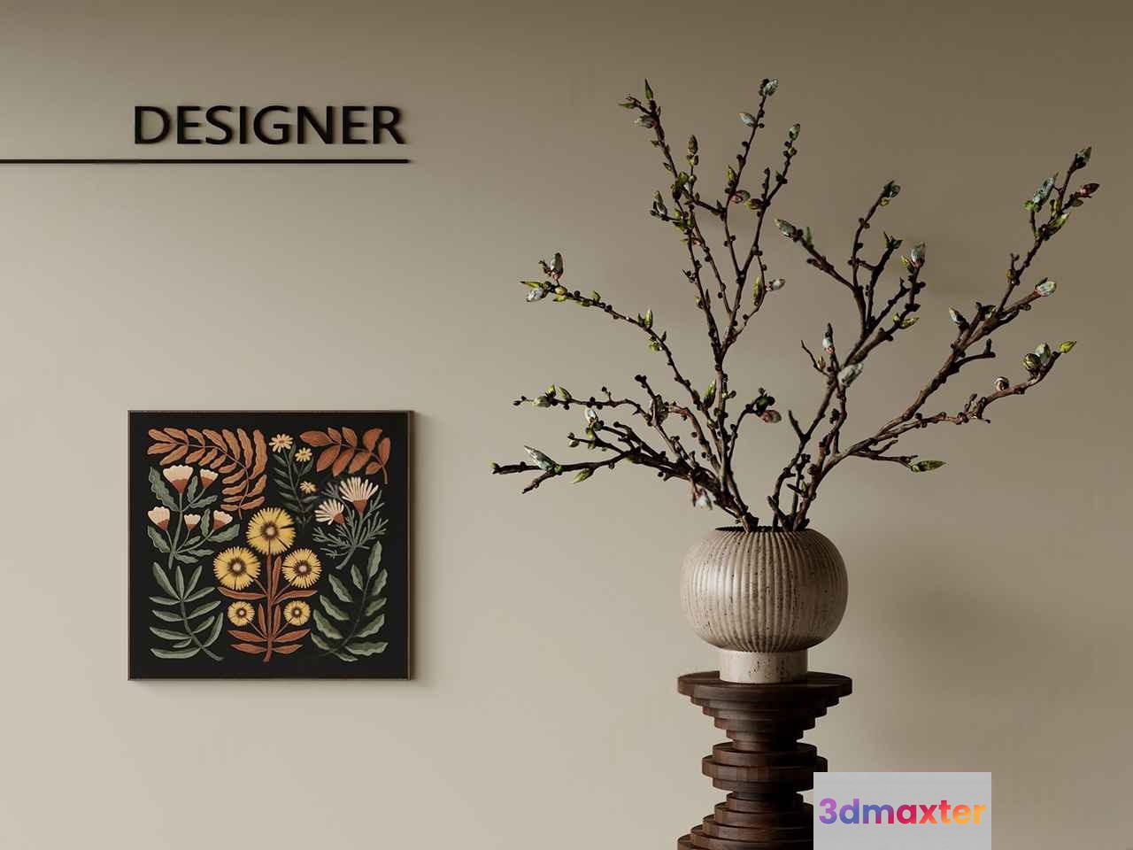 Modern Interior Design 3D Model - 6880 - VRAY Render