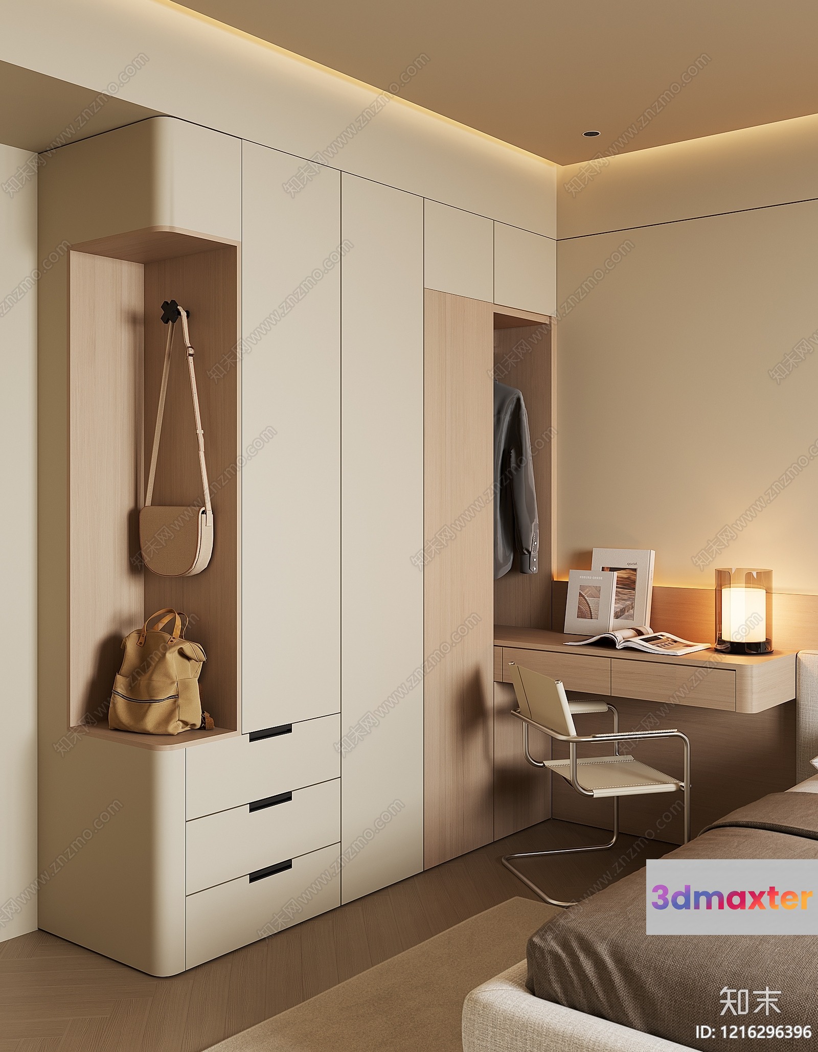 Cozy Bedroom 3D Model - 11973 - VRAY Render