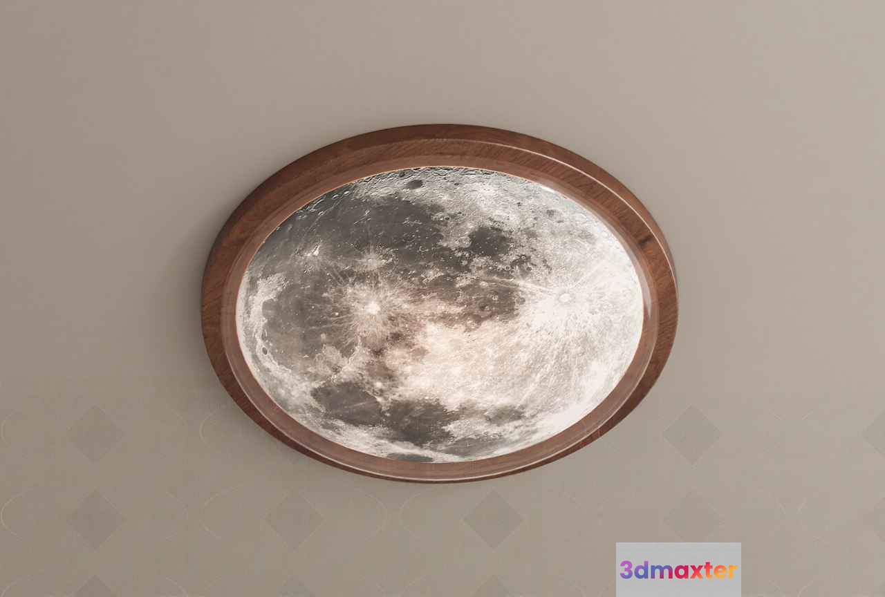 A Mirror With A Wooden Frame 3D Model - 10000 - VRAY Render