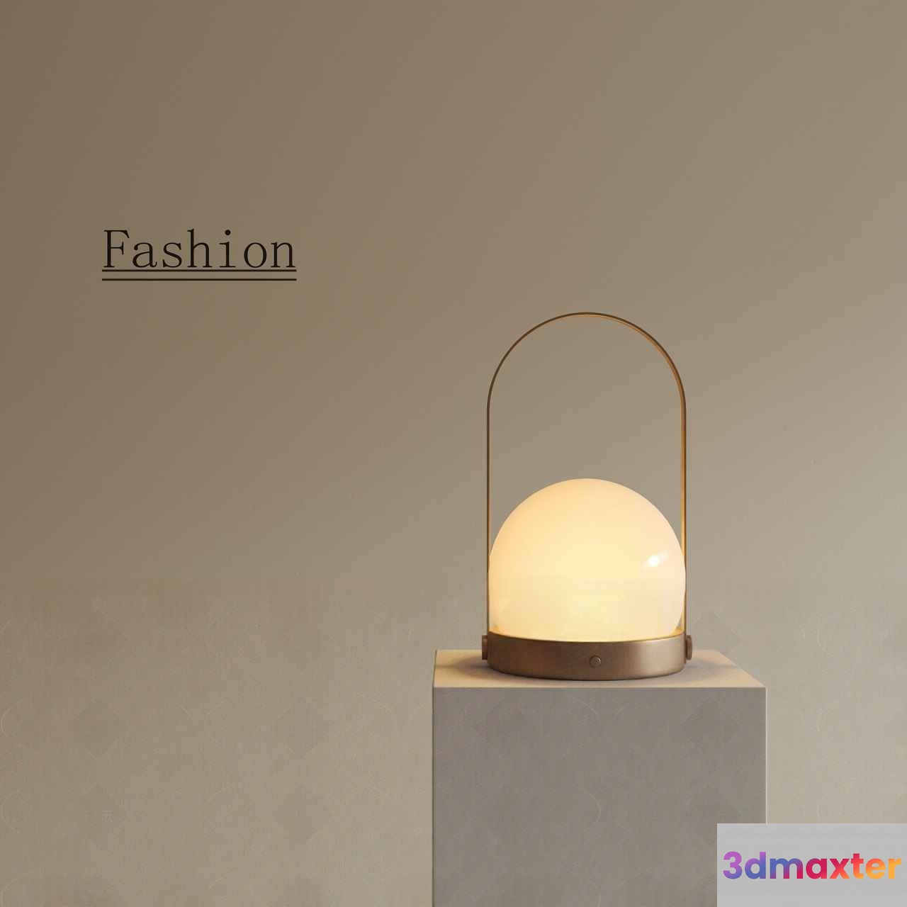 Gold Light Fixture 3D Model - 12368 - VRAY Render