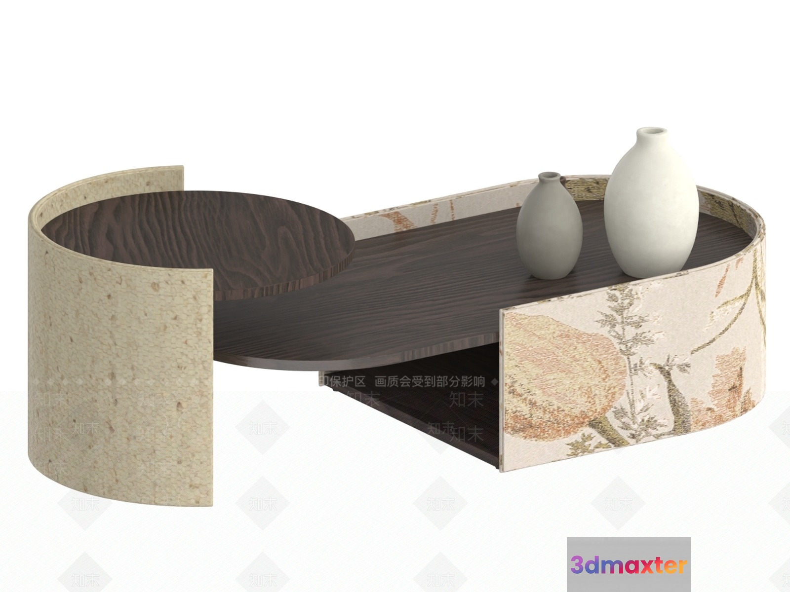 Modern Coffee Table 3D Model - 13385 - VRAY Render