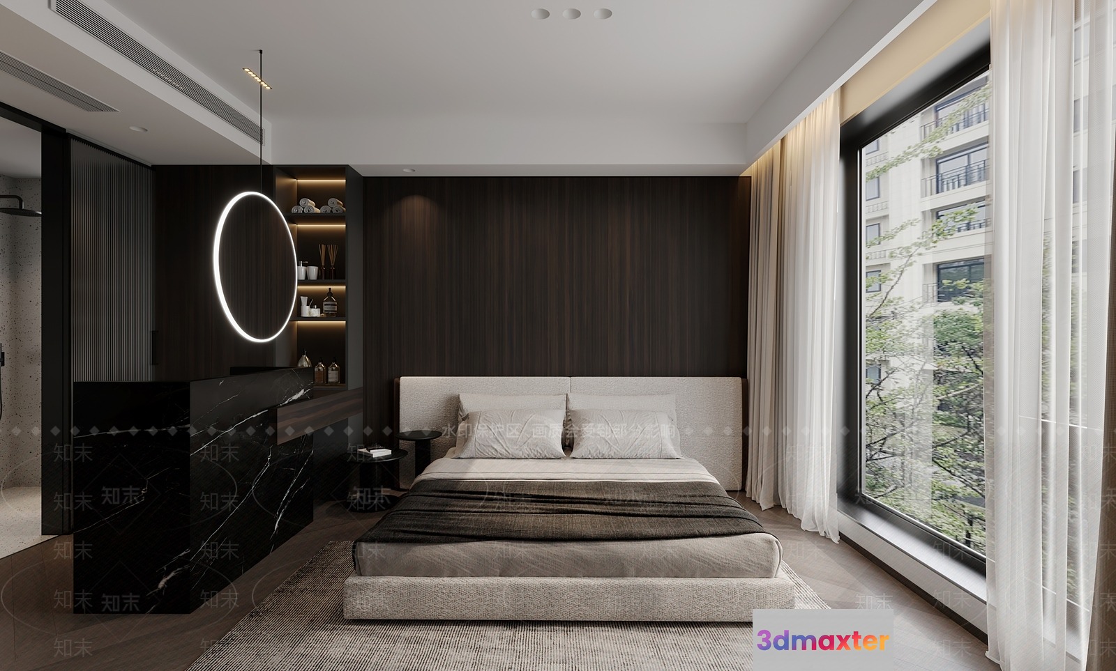 Modern Bedroom Design 3D Model - 20116 - VRAY Render