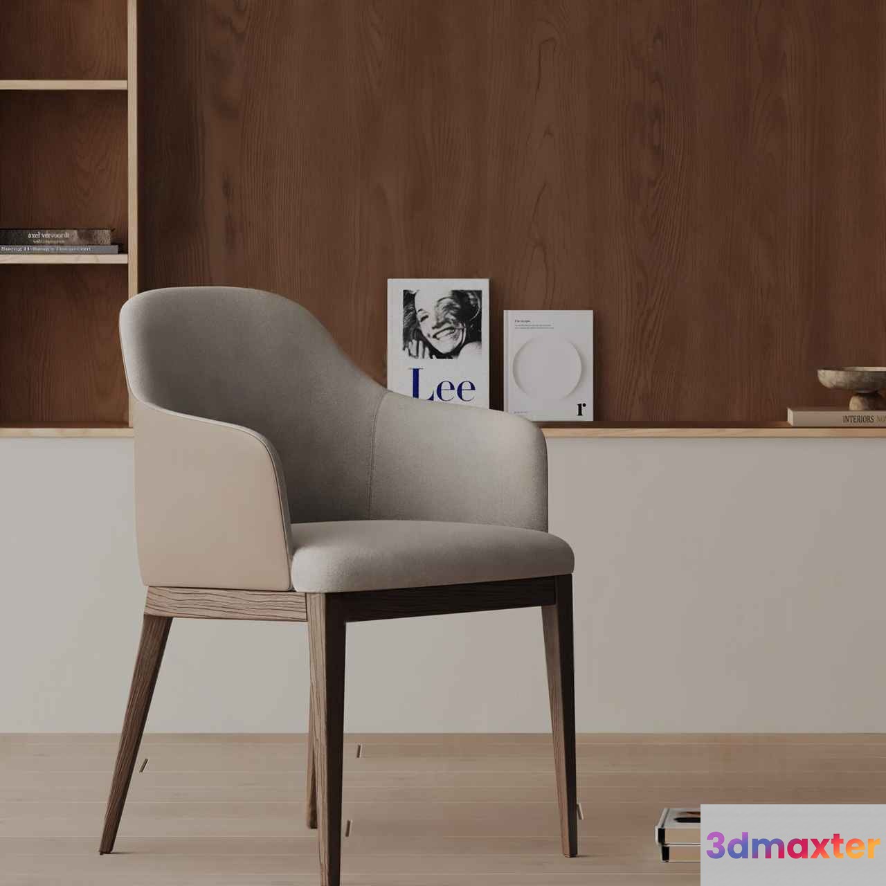 A Gray Chair 3D Model - 19183 - VRAY Render