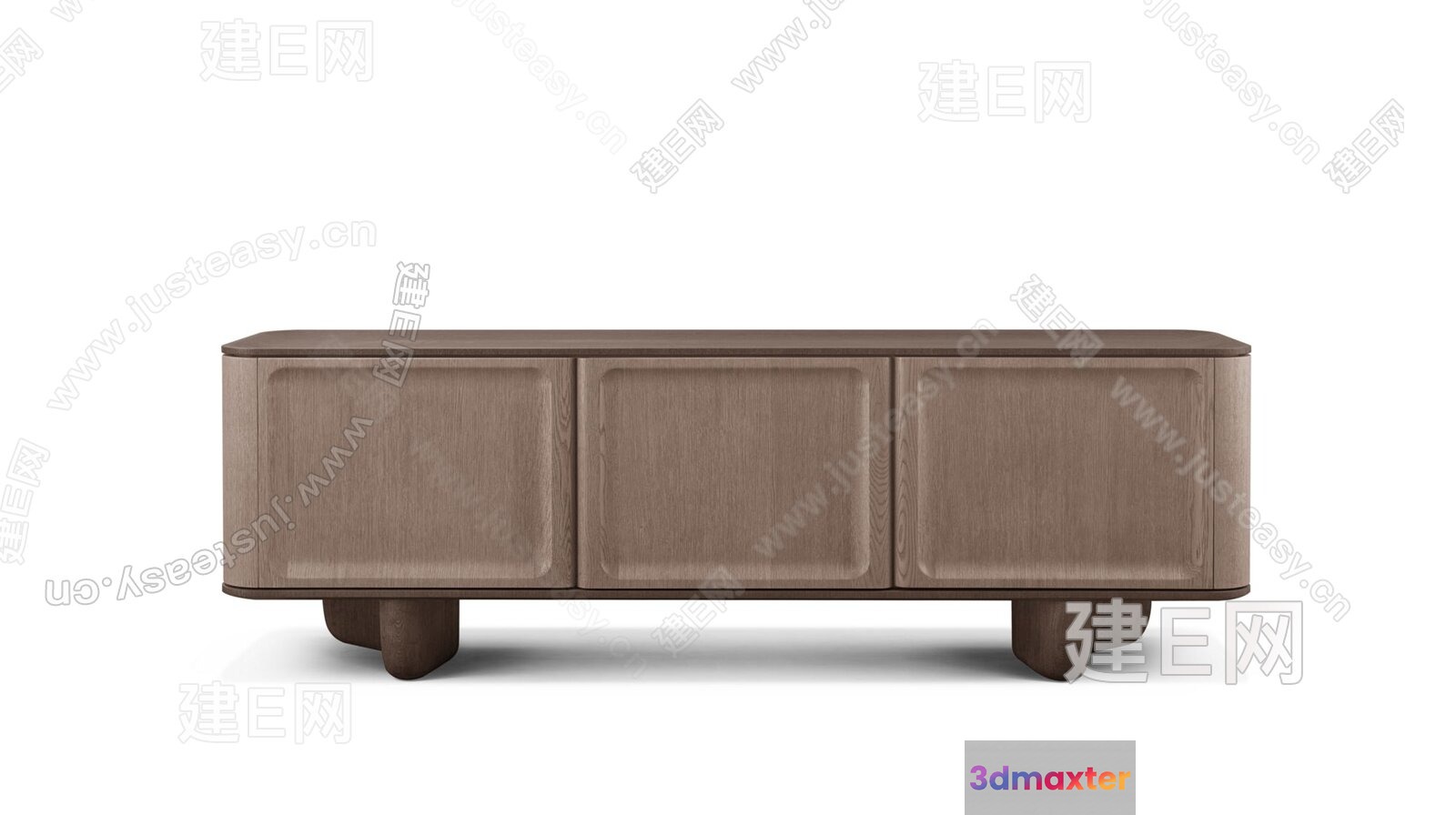 A Brown Cabinet 3D Model - 13914 - VRAY Render