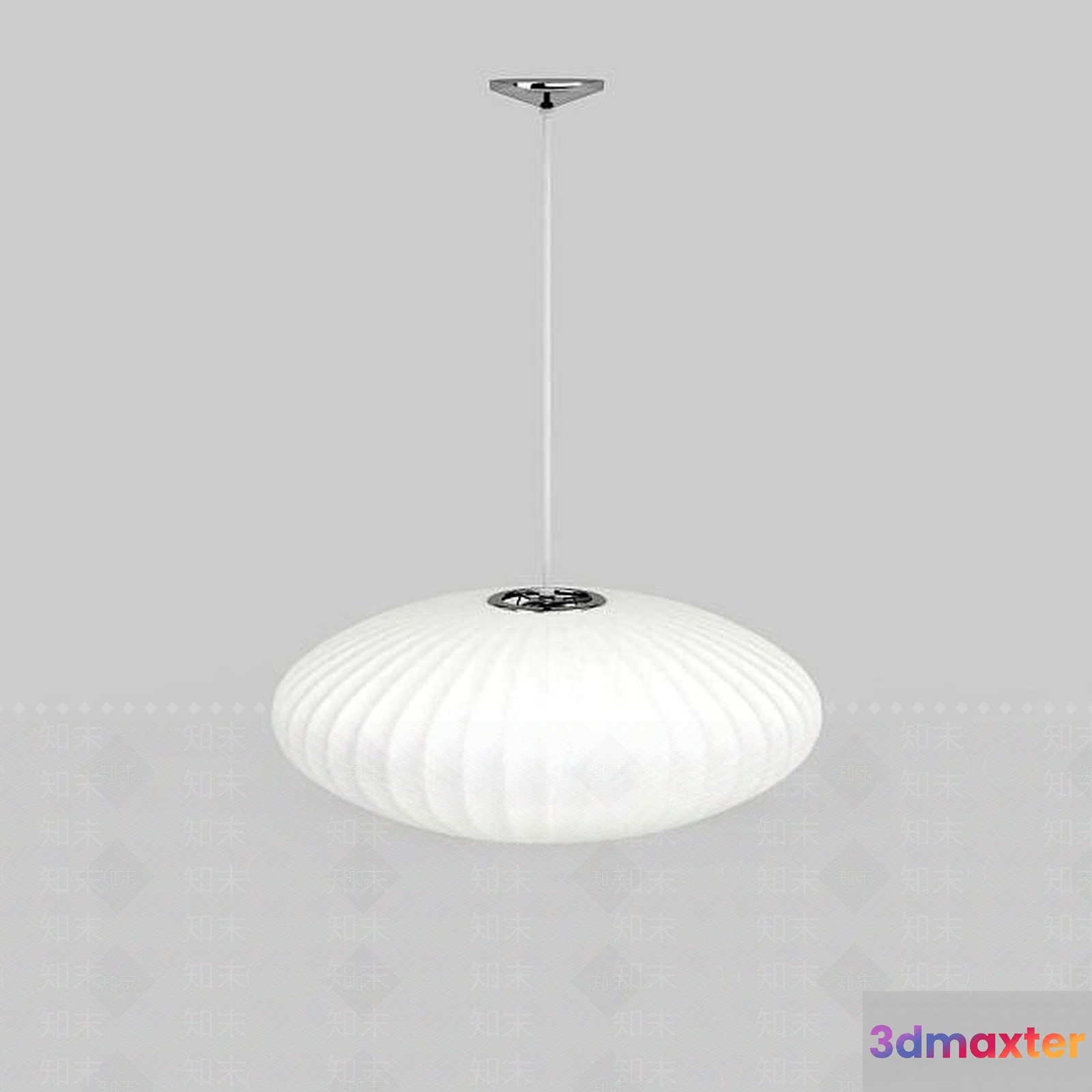 A White Light Fixture 3D Model - 17054 - VRAY Render