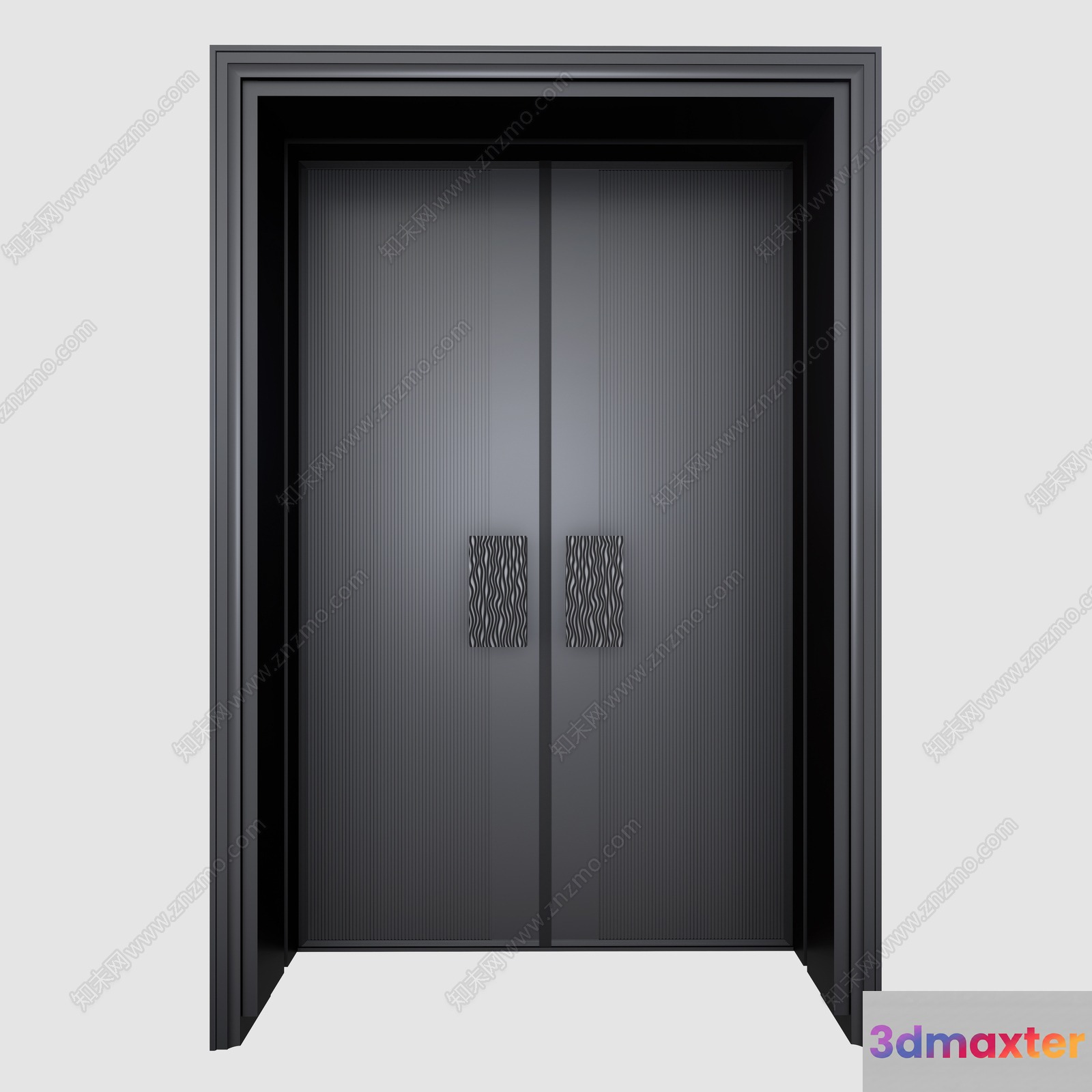 A Pair Of Doors 3D Model - 6940 - VRAY Render