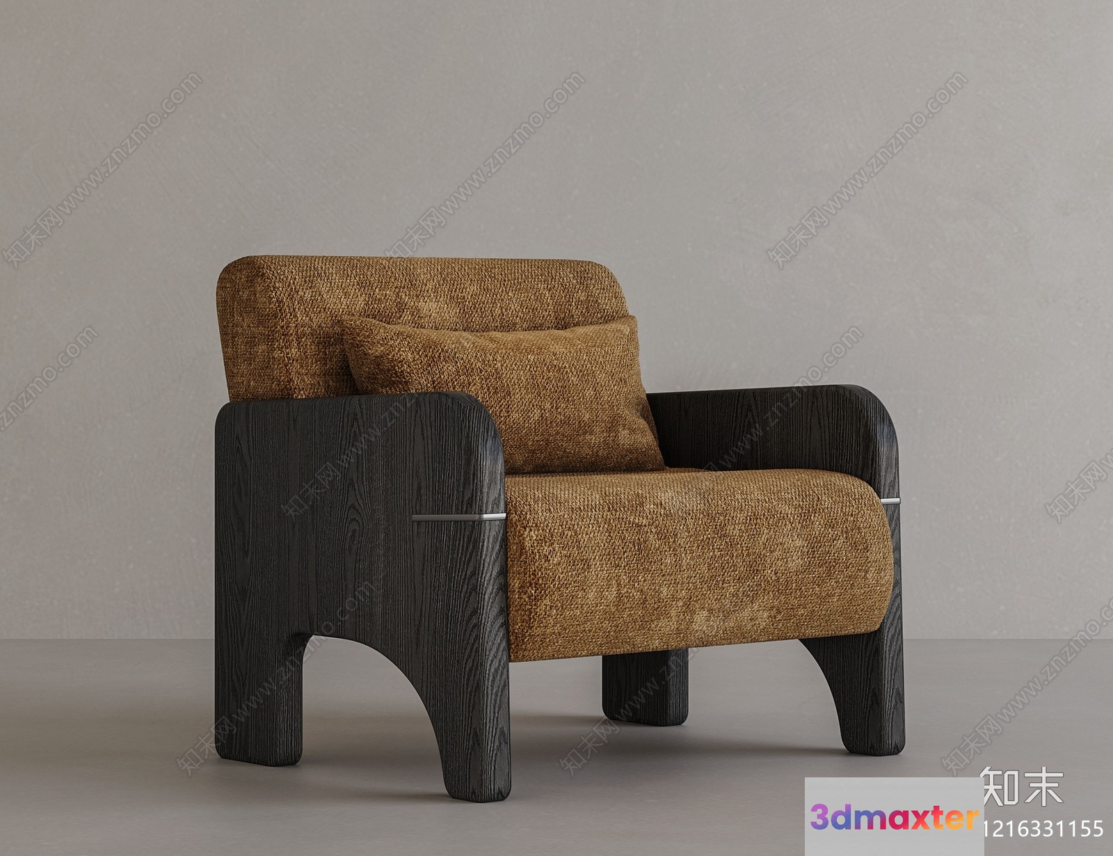 A Modern Armchair 3D Model - 13212 - VRAY Render
