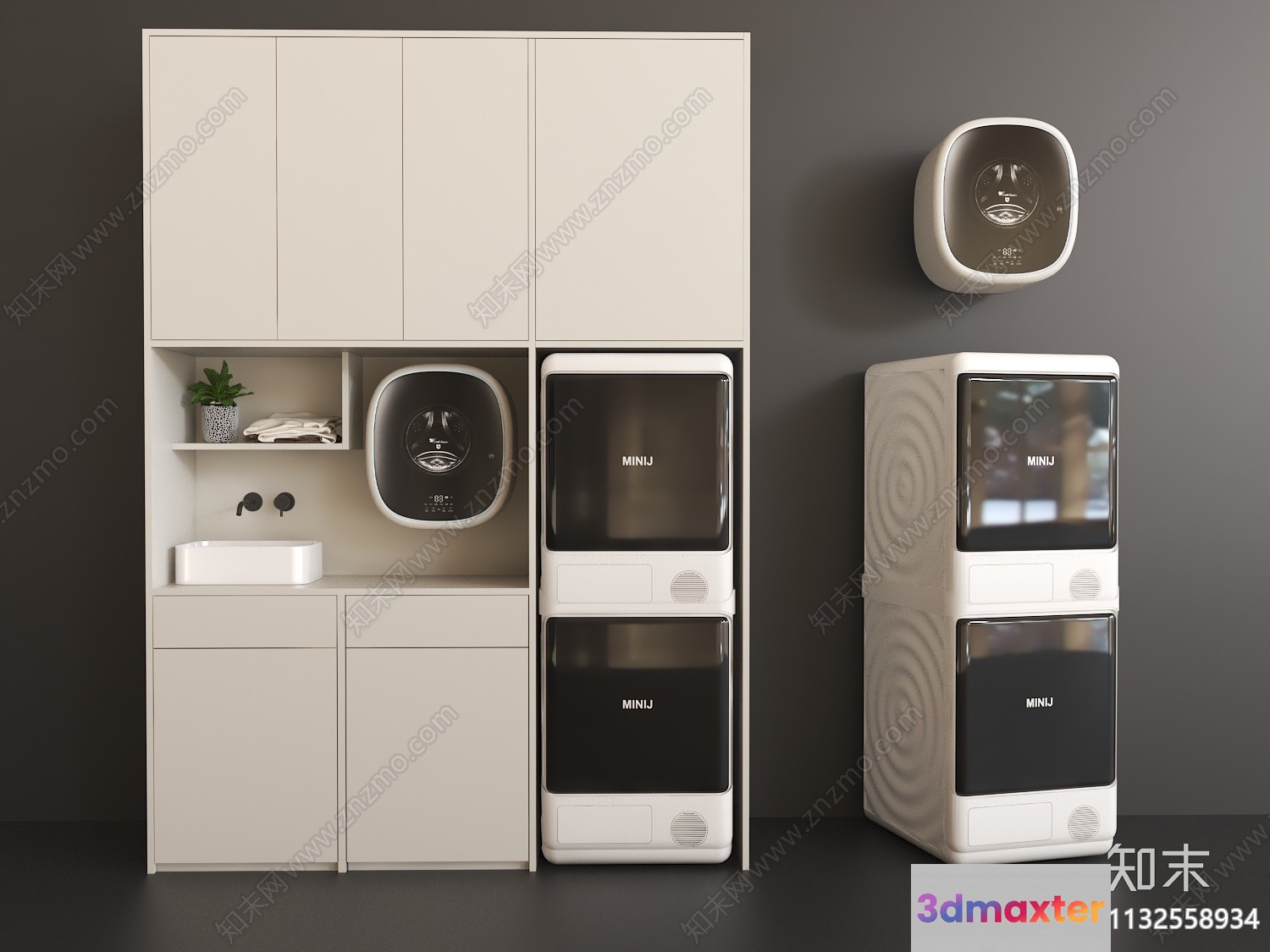 Modern Home Decor 3D Model - 4320 - VRAY Render
