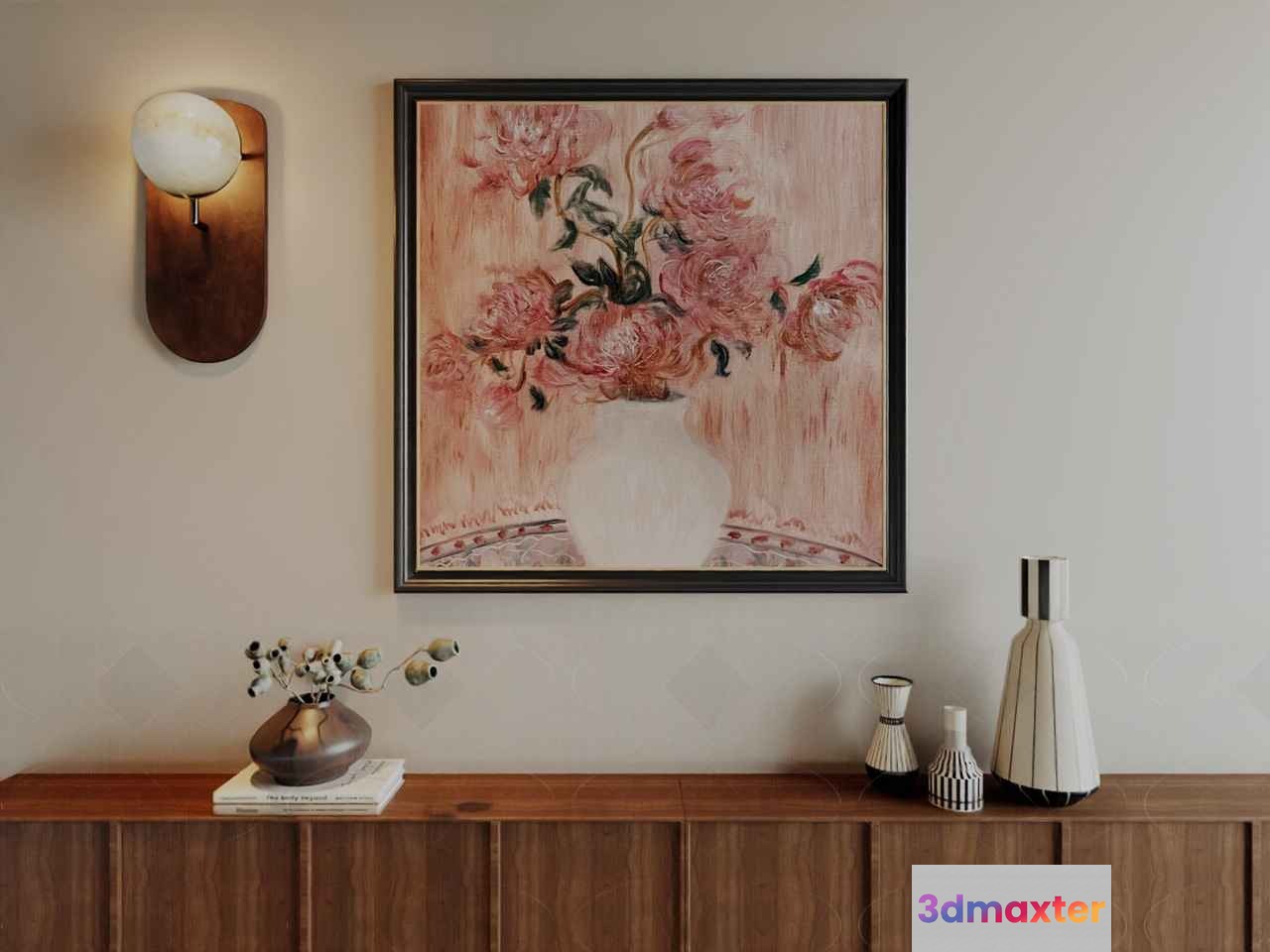 Modern Art Piece 3D Model - 2950 - VRAY Render