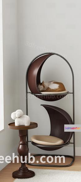 Cozy Cat Furniture 3D Model - 23282 - VRAY Render