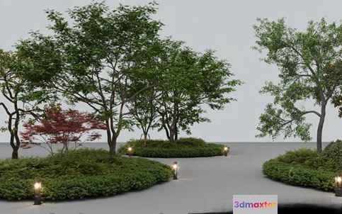 A Serene Outdoor Landscape 3D Model - 9154 - VRAY Render