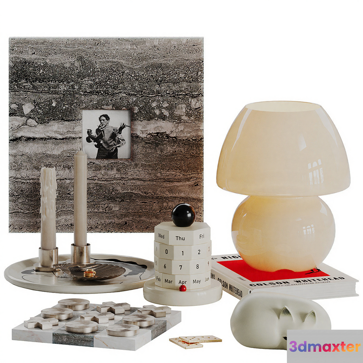 A Home Decor Arrangement 3D Model - 17022 - CORONA Render