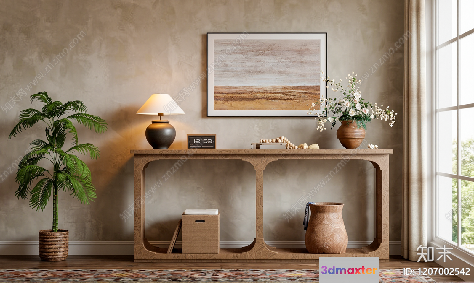 Modern Living Room 3D Model - 10414 - VRAY Render