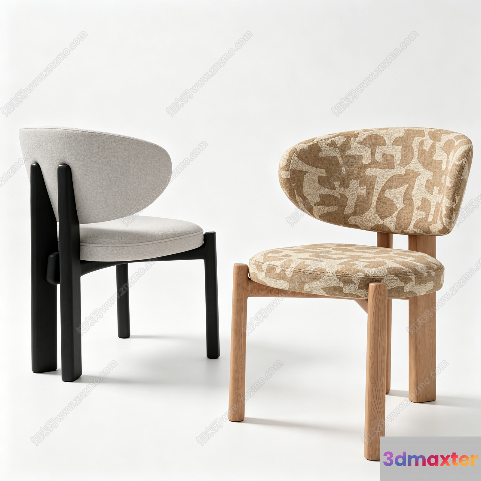 Wooden Chairs 3D Model - 15530 - VRAY Render