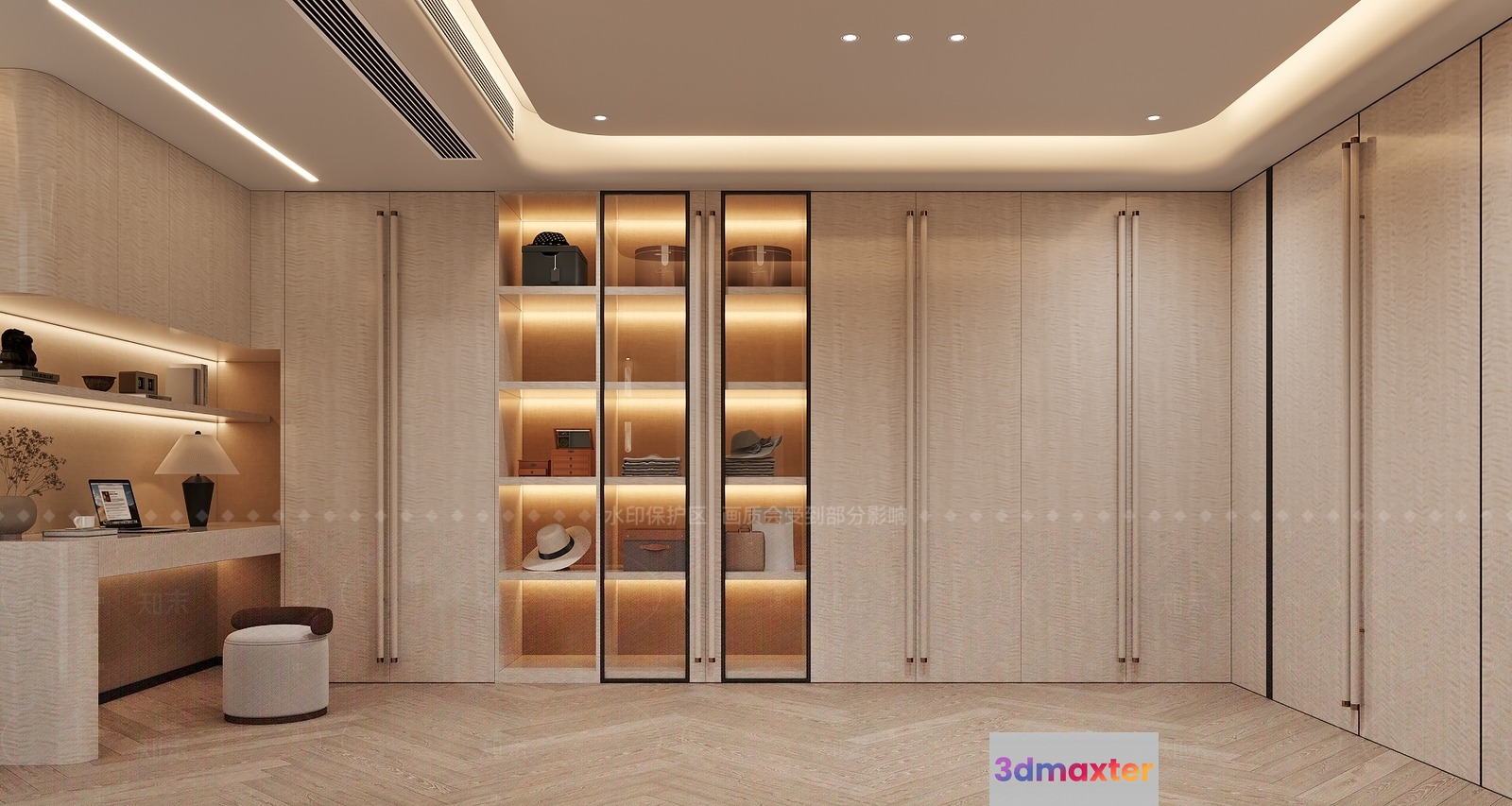 Modern Storage Room 3D Model - 13099 - VRAY Render
