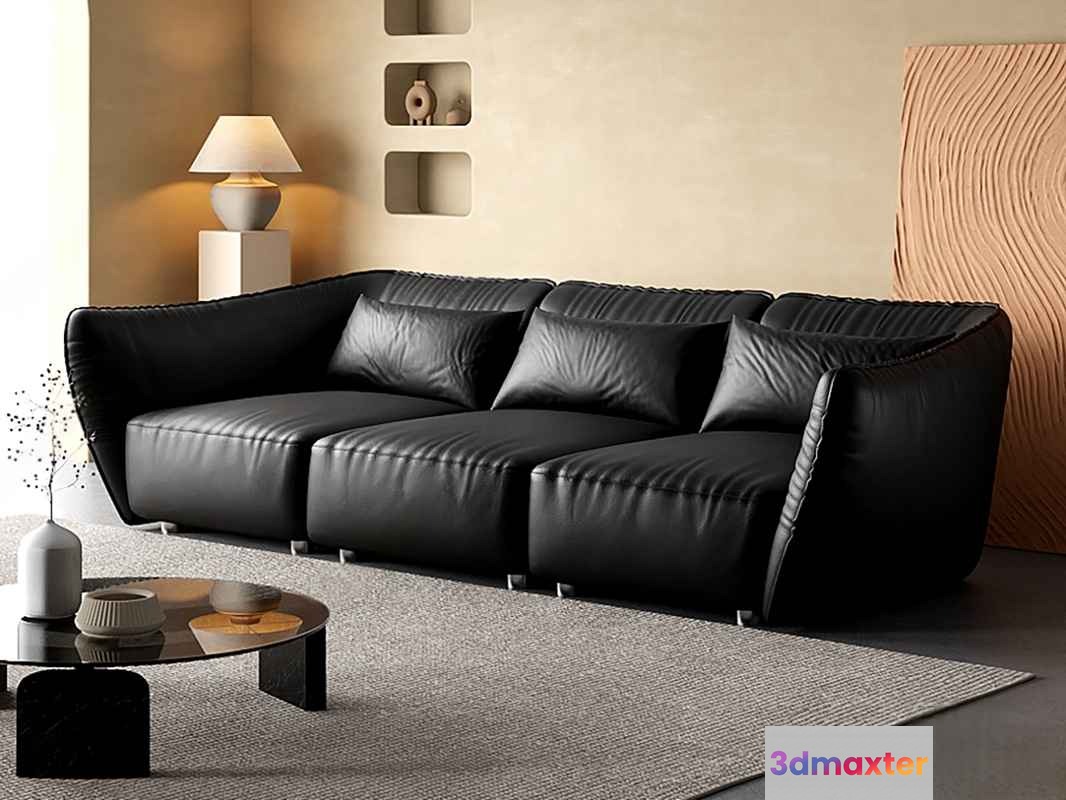 Modern Living Room 3D Model - 9231 - VRAY Render