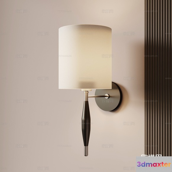 Gold Light Fixture 3D Model - 7070 - VRAY Render
